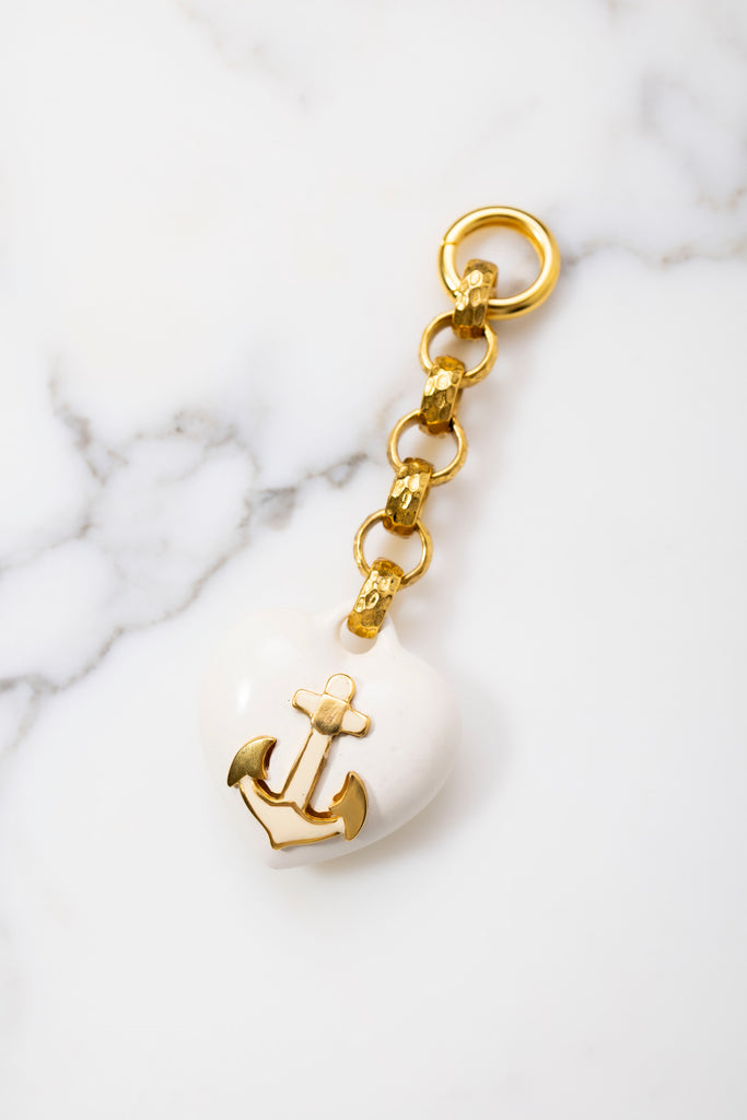 Hearts Away Bag Charm