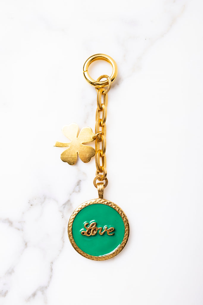 Lucky in Love Bag Charm