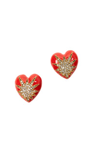 Heart of Tefiti Earrings - Elizabeth Cole Jewelry