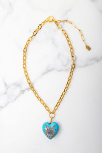 Heart of Tefiti Necklace - Elizabeth Cole Jewelry