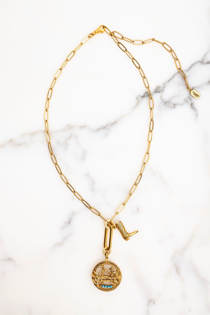 Home, Home on the Range Necklace - Elizabeth Cole Jewelry