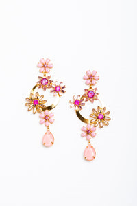 Lotus Earrings - Elizabeth Cole Jewelry