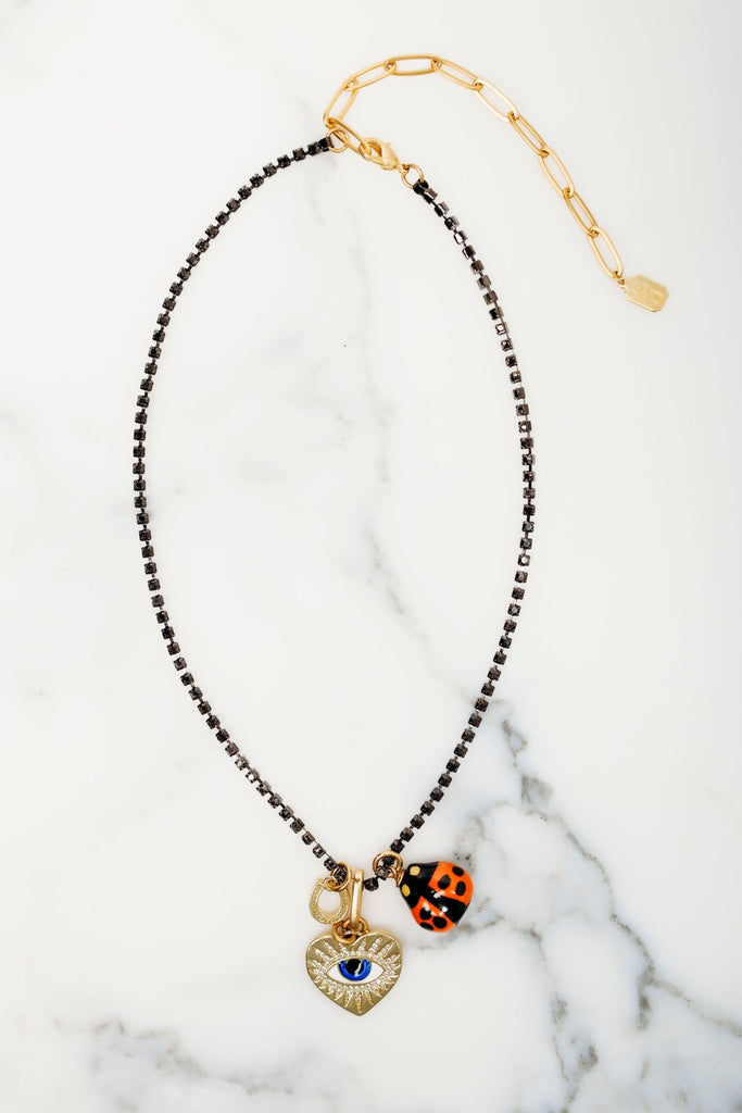 Lovebug Necklace - Elizabeth Cole Jewelry