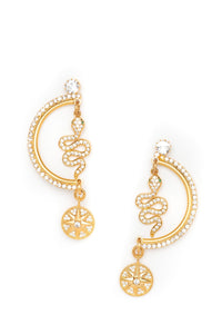 Nagini Earrings - Elizabeth Cole Jewelry