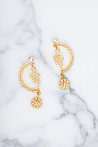 Nagini Earrings - Elizabeth Cole Jewelry