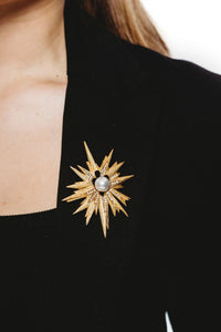 Starburst Pin - Elizabeth Cole Jewelry