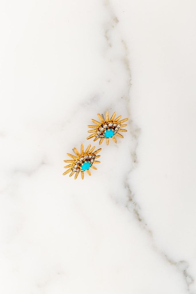 Camllia Earrings - Elizabeth Cole Jewelry