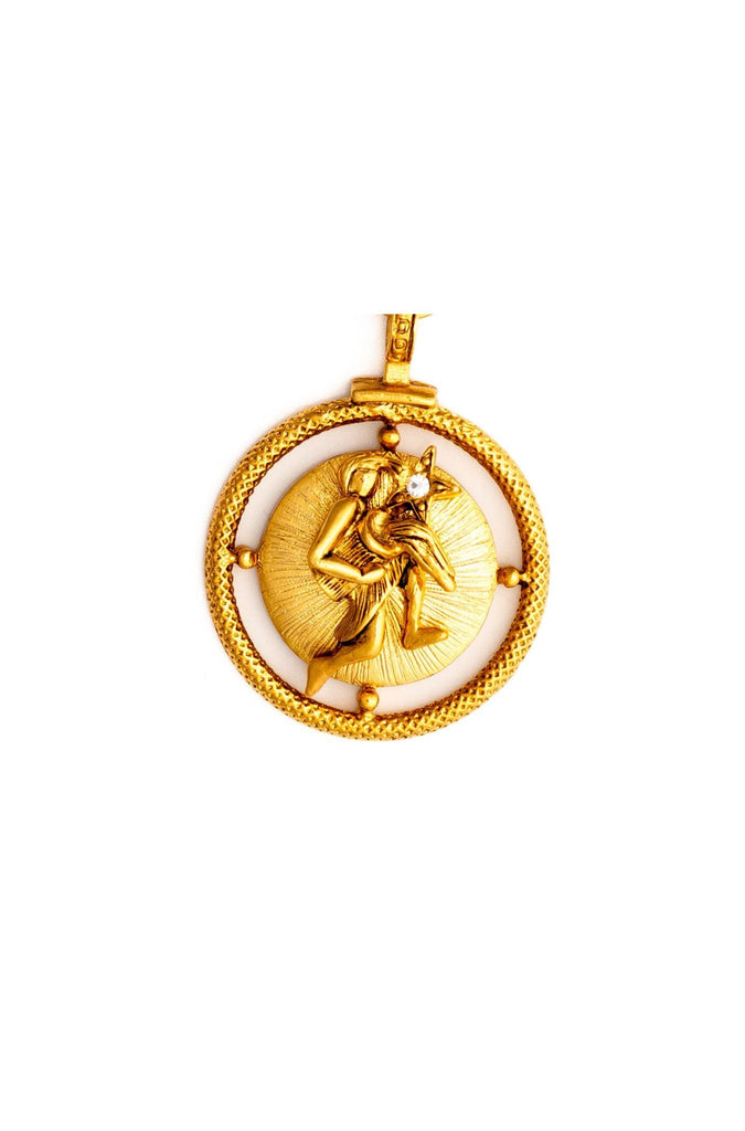 Golden Zodiac Charm - Elizabeth Cole Jewelry