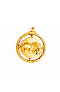 Golden Zodiac Charm - Elizabeth Cole Jewelry