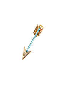 Piercing Arrow Charm - Elizabeth Cole Jewelry