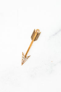 Piercing Arrow Charm - Elizabeth Cole Jewelry