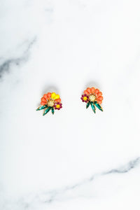 Rosette Earrings - Elizabeth Cole Jewelry